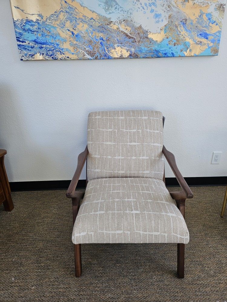 Fabric Accent Chair-Swaxon