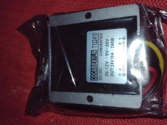 12 vdc to 24 vdc 10 amps rated voltage converter Brand New module