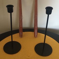 Set Of Two Metal Candle Holders Pier One Brand