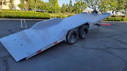 Powertilt car trailer