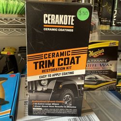 Ceramic Trim Coat/ Toallas Con Cerámica Para Restaurar Plásticos 