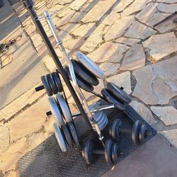 Best offer! Junior/Teen Fitness Gym Starting Weight Set Used Working Condition 92021!