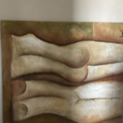 Artist Painting  Two Bodies