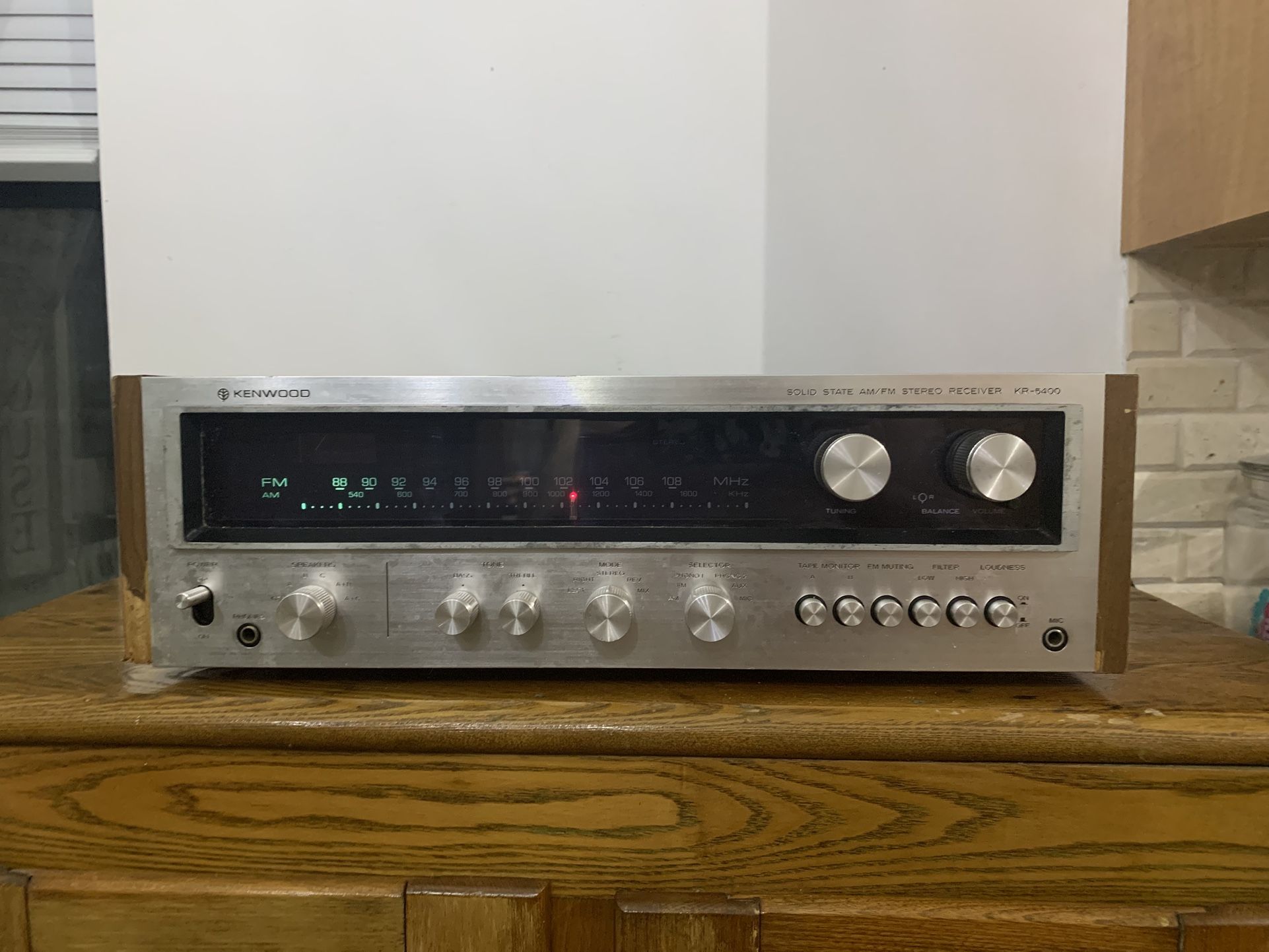 Vintage Kenwood AM/FM Stereo Receiver