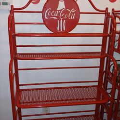 Metal Coca Cola Display Shelves