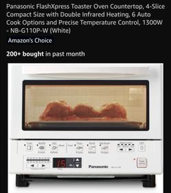 Panasonic oven toaster white
