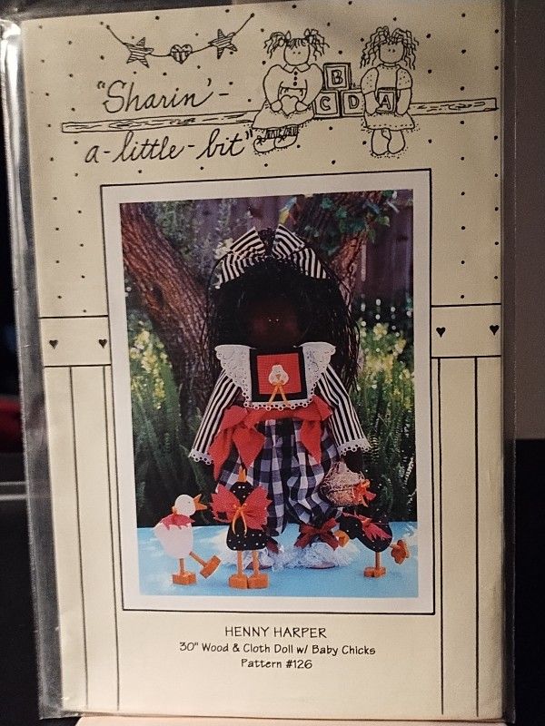 Sharin A Little Bit Vintage Doll Pattern Henny Harper