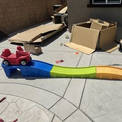Car And Ramp Toy(missing Handle Bar)