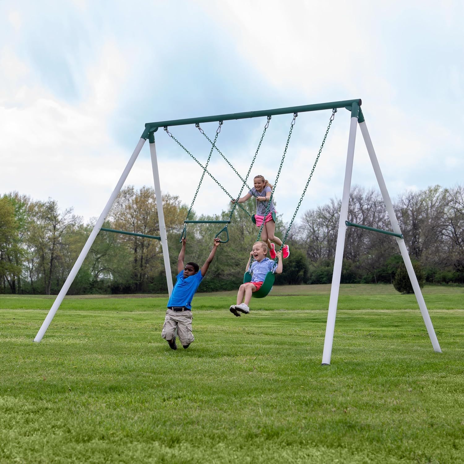 Backyard Discovery Big Brutus Galvanized Steel Swing Set Kit