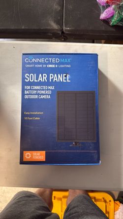 Cree solar panel for smart Outdoor Camera