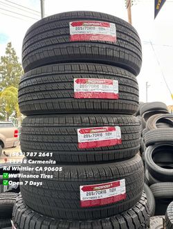 265/70/16 Landspider Set of Tires Installed and Balanced Set de Llantas Nuevas Instaladas y Balanceadas