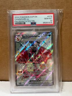 2024 Pokémon SVP EN Charizard EX 074 Sv: Scarlet & Violet Paldean Fates Tin #074