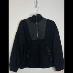 Forever 21 Teddy Quarter-zip sweatshirt NWOT