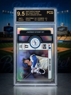 2026 Topps Chrome Shohei Ohtani BTP-3 FCG 9.5
