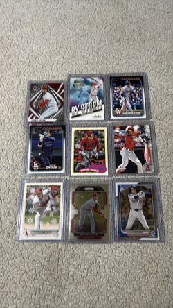 9 Card Shohei Ohtani Lot