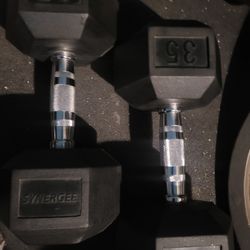 35lbs Dumbells Weights 