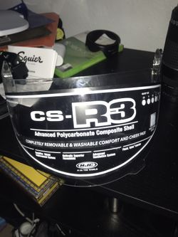 Motorcycle HJC helmet visor