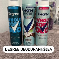 Degree Deodorants