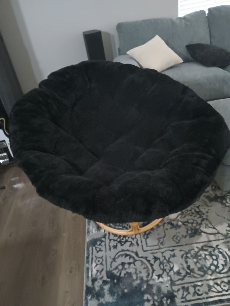 Papasan Chair - Frame And Cushion. World - Market - Extra Large and Cozy! 