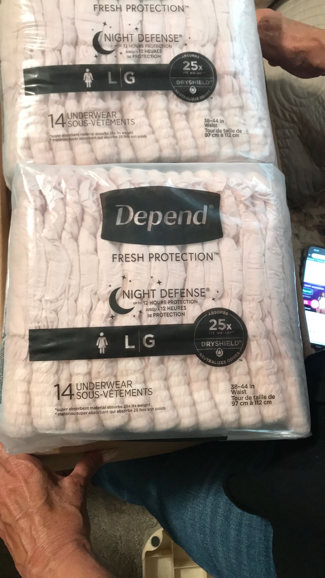 DEPENDS Women LARGE