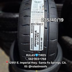 235/40/19 BRIDGESTONE POTENZA RE-71RS 1 💎 Brand New / Available!!