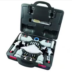 Husky HVLP and Standard Gravity Feed Spray Gun Kit=Tools-814
