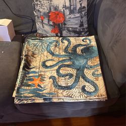 Throw Pillow Case Sea Theme