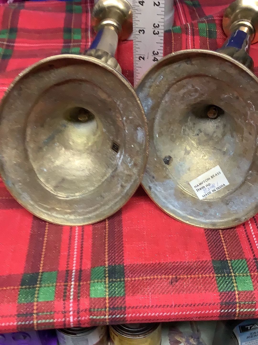 Pair Of Brass Candlestick