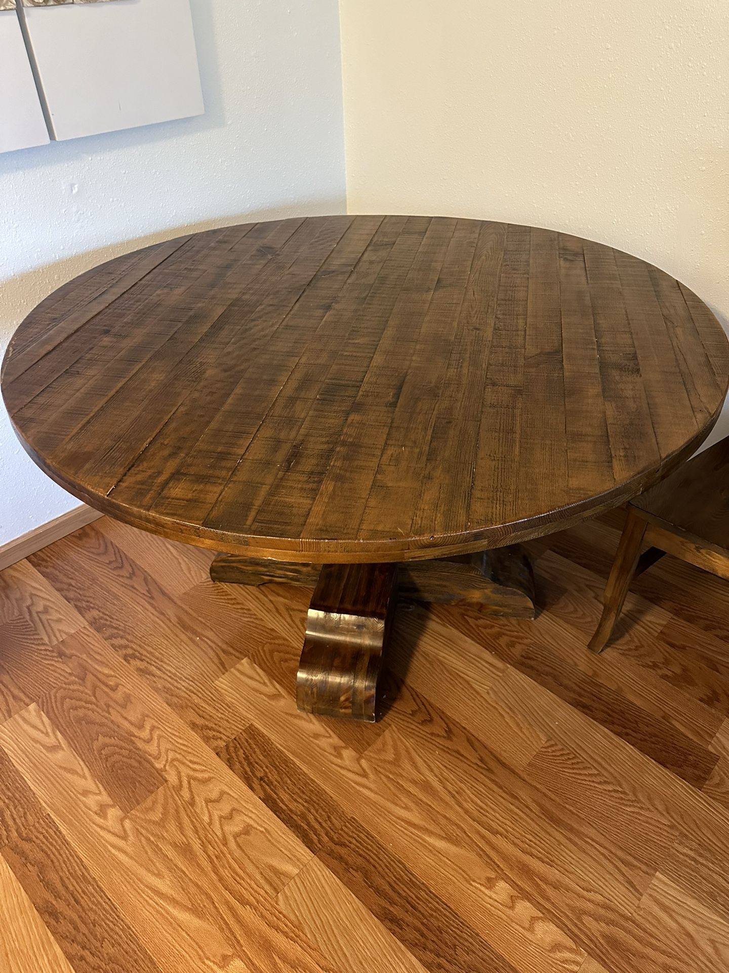 Luxury Dining Table Matching Set Wood Tones