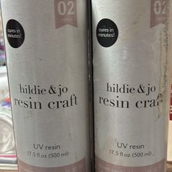 Hildie And Jo UV Resin 17oz X2 And 35ozx2