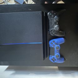 PS4 W/ Games And 2 Controllers 