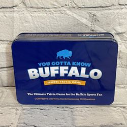 NEW You Gotta Know Buffalo Sports Question Cards Trivia Fan Game