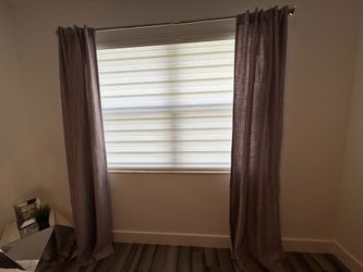 Lavender curtains