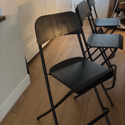IKEA Black High Chairs