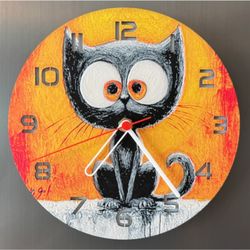 cat clock