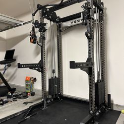 Vesta Fitness PRO SERIES 2-1 Ultimate Half Rack Functional Trainer/Gym Equipment/ Home Gym/ Fitness/ FREE DELIVERY 🚚 