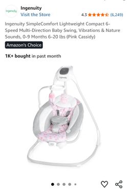 Baby Swing Like NEW- Ingenuity Brand