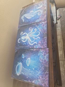 Art wrapped amazon kids room ocean