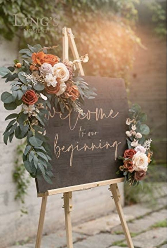 Welcome Sign Florals