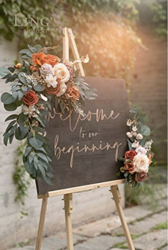 Welcome Sign Florals 