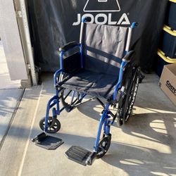 Drive Medical Blue Streak Wheelchair with Flip Back Desk Arms