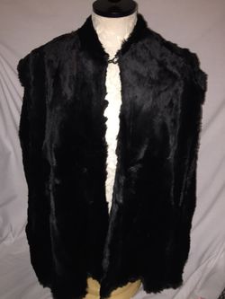 Vintage rabbit fur shaw "very nice"