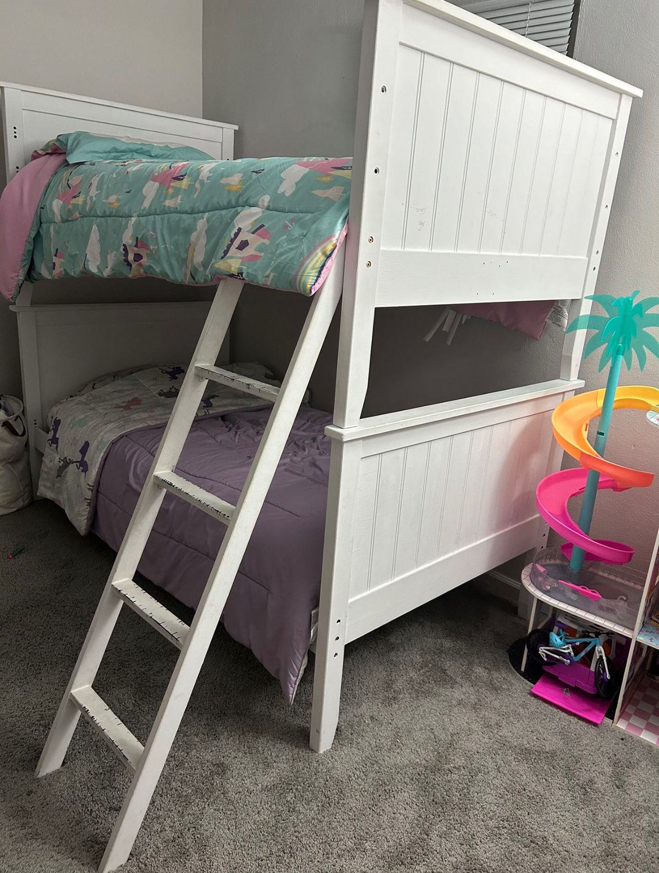 Bunk Bed. Painted White
