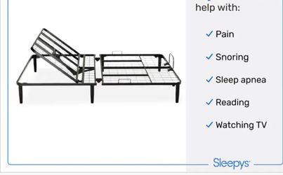 Adjustable Queen Frame for mattress