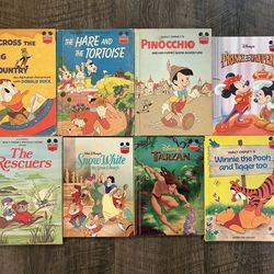 Disney Wonderful World of Reading ~Lot of 8 Hardcover Books~
