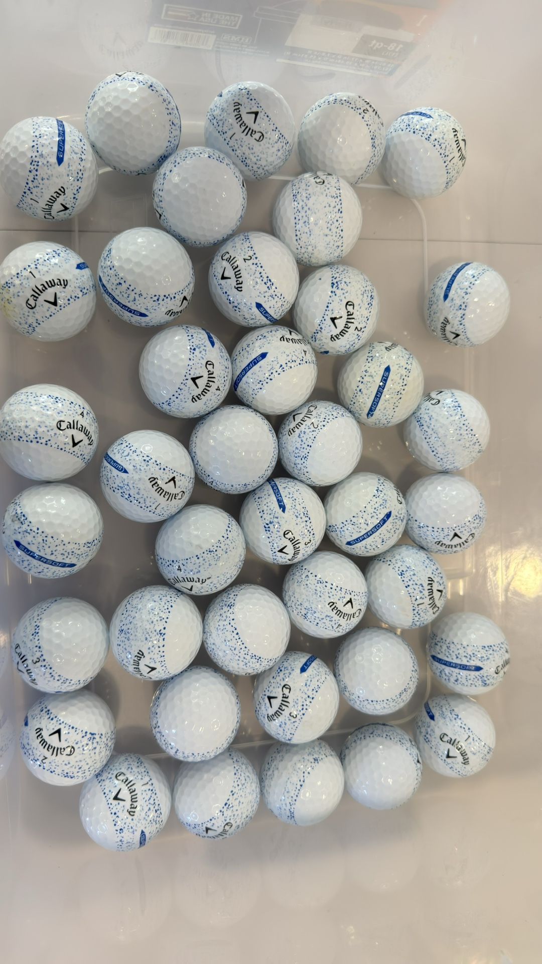 40 CALLAWAY STRIPE MIX GOLF BALLS