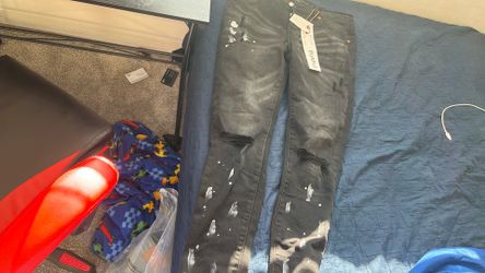 Purple brand black jeans size 32