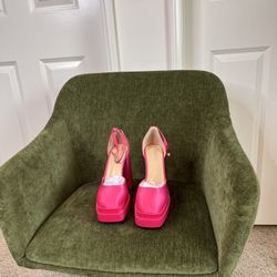 Pink Plataform  Heels