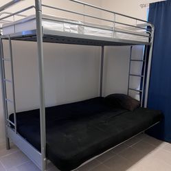 METAL BUNK BED 