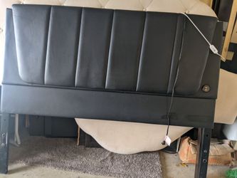 Full size leather headboard great condition